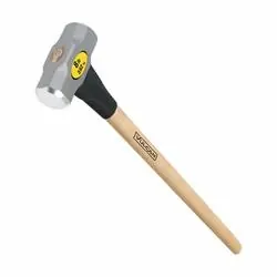 Vulcan 34513 Hammer, 8 lb Head, Sledge, Forged Milled Head, Steel Head