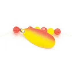 Lindy GS103 Old Guide‘s Secret Drift Rig, Chartreuse/Orange, Metallic