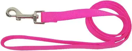 Scott Pet 2163HP48 Lead, 48 in L, 3/8 in W, 1-Ply, Hot Pink, Fastening Method Snap