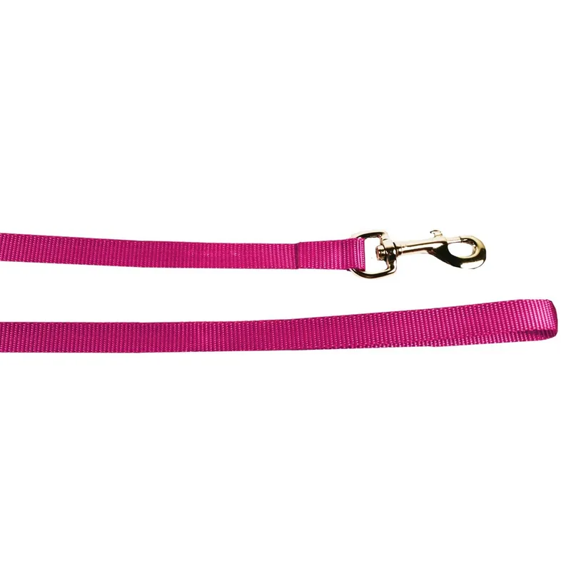 Scott Pet 2163SF48 Dog Lead, 48 in L, 3/8 in W, 1-Ply, Strawberry, Fastening Method Snap