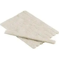 Shepherd Hardware 9954 Protective Strip, Felt Cloth, Beige, 6 in L, 1/2 in W, Rectangular
