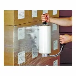 Nifty Wrapper F18SF3 Hand-Held Stretch Film, 1500 ft L, 18 in W, Clear