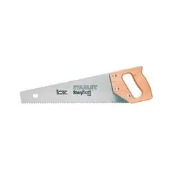 STANLEY 15-334 Hand Saw, 15 in L Blade, 8 TPI, Extra Wide Handle, Wood Handle