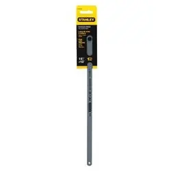 STANLEY 15-828A Hacksaw Blade, 12 in L, 18 TPI, Steel Cutting Edge