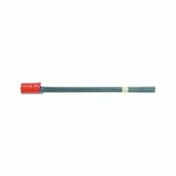 IRWIN STRAIT-LINE 64100 Stake Flag, 21 in L, 2-1/2 in W, Glow Orange, Vinyl