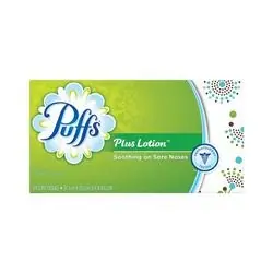 Puffs 39346 Facial Tissue, 8.4 in L, 8.2 in W, 2 -Ply, 24, Paper