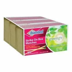 diamond Greenlight 02234 Strike On Box Fire Match, 300 -Stick, Aspen Wood Stick