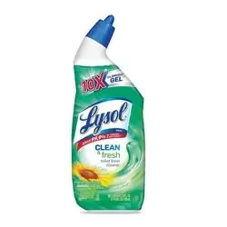 Lysol 1920098010 Toilet Bowl Cleaner, 24 fl-oz Package, Angle Neck Bottle, Liquid, Lavender, Blue/Green/Purple