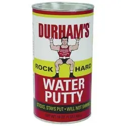 DURHAM‘S Rock Hard 1 Water Putty, Cream, 1 lb Package, Can