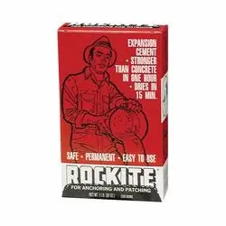 Rockite 10005 Expansion Cement, Powder, White, 1 hr Curing, 5 lb Package, Box