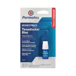 Permatex 24206 Threadlocker, Liquid, Mild, Blue, 2.5 mL Package, Bottle