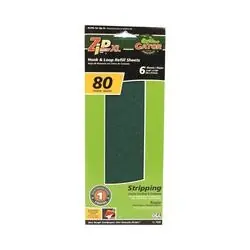 Gator 7242 Refill Sanding Sheet, 80 Grit, Medium, Aluminum Oxide Abrasive
