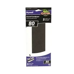 Gator 4486 Sandpaper, 11-1/4 in L, 4-1/4 in W, 80 Grit, Medium, Silicone Carbide Abrasive