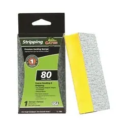 Gator 7300 Sanding Sponge, 5 in L, 3 in W, 80 Grit, Coarse, Aluminum Oxide Abrasive