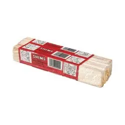 Nelson PSH8/12/65 Shim, 8 in L, 1-1/2 in W, Wood
