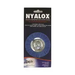 Dico 541-783-3 Mounted Wheel Brush, 3 in Dia, 1/4 in Arbor/Shank