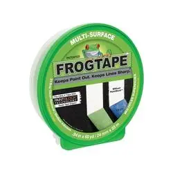 FrogTape 1358463 Painting Tape, 60 yd L, 0.94 in W, Green