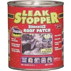Gardner 0318-GA Roof Patch, Liquid, Petroleum Hydrocarbons, Black, 1 qt Package