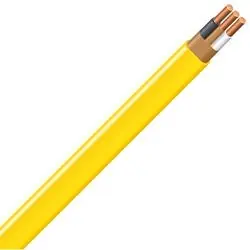 Romex SIMpull 12/2NM-WGX25 Building Wire, 12 AWG Wire, 2-Conductor, Copper Conductor, PVC Insulation, Nylon Sheath
