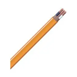 Southwire 10/2NM-WGX25 Sheathed Cable, 10 AWG Wire, 2-Conductor, Copper Conductor, PVC Insulation, Nylon Sheath