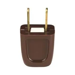 Eaton Wiring Devices BP2601-6B-SP Electrical Plug, 2-Pole, 10 A, 125 V, NEMA 1-15, Brown