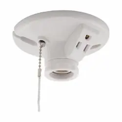 EATON S865W-SP Lamp Holder, 250 V, 660 W, Thermoset Housing Material, White