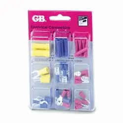 GB TK-40 Terminal Kit, 600 V, 22 to 10 AWG Wire, Assorted, 40