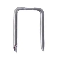 GB MS-1550T Contractor Length, 1/2 in W Crown, 1-1/8 in L Leg, Metal, Graphite, 24, Pack