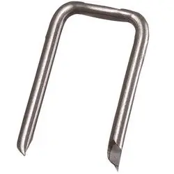 GB MS-1575T Contractor Length, 9/16 in W Crown, 1-1/4 in L Leg, Metal, Graphite, 18, Pack