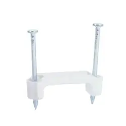 GB PS-1575T2 Cable Staple, 3/4 in W Crown, Plastic/Polyethylene, 15, Pack