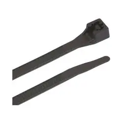 GB 46-206UVB Cable Tie, 6/6 Nylon, Black