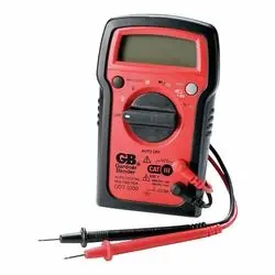 GB GDT-3200 Digital Multimeter, 500 VAC, 600 VDC, 20 MOhm, LCD Display, Red