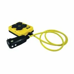 CCI 2516 Duplex Right Angle Quad Box, 125 V