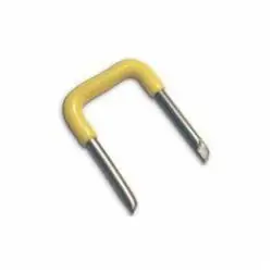 GB MDI-1550Y High-Impact, 1/2 in W Crown, 1 in L Leg, Carbon Steel