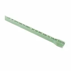 JM Eagle 67447 Electrical Conduit, 0.706 in OD, 10 ft L, 1/2 in Trade, PVC, Gray/Silver