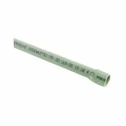 JM Eagle 67454 Electrical Conduit, 1.05 in OD, 10 ft L, 3/4 in Trade, PVC, Gray