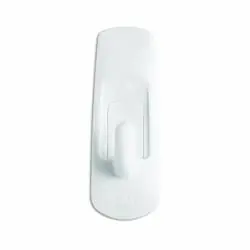Command 17002-VP-6PK Utility Hook, 1/2 in Opening, 1 lb, 6-Hook, Plastic, White, 18, Visual Pack