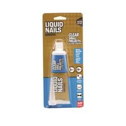 Liquid Nails LN-207 Silicone Adhesive, Liquid, Characteristic, Clear, 2.5 oz Package