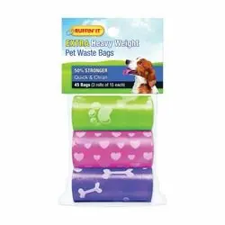 RUFFIN‘IT 19347 Dog Waste Bag, Plastic