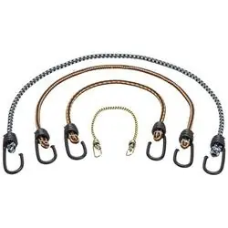KEEPER 06306 Bungee Cord, Rubber, Hook End