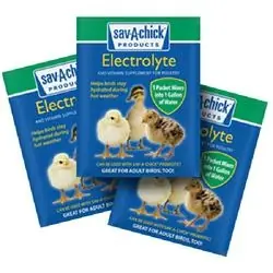 Sav-A-Chick 01-7451-0202 Electrolyte and Vitamin Supplement, 0.25 oz Package, Pack