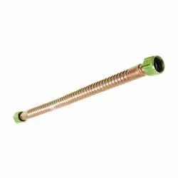 CAMCO 10063 Water Connector, 3/4 in, FIP, Copper, 18 in L