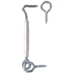 HILLMAN 851937 Gate Hook Turnbuckle Latch, Steel, Zinc, 1, Carded