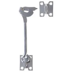 Hardware Essentials 851935 Gate Hook and Eye Latch, Zinc-Plated, 1, Carded