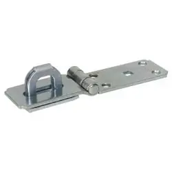 Hardware Essentials 851415 Safety Hasp, 7-1/4 in L, Zinc-Plated, Fixed Staple