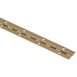Hardware Essentials 851966 Continuous Hinge, Brass
