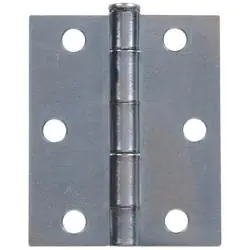 Hardware Essentials 851940 Storm and Screen Door Hinge, Steel, Zinc-Plated, Removable Pin, Surface Mounting