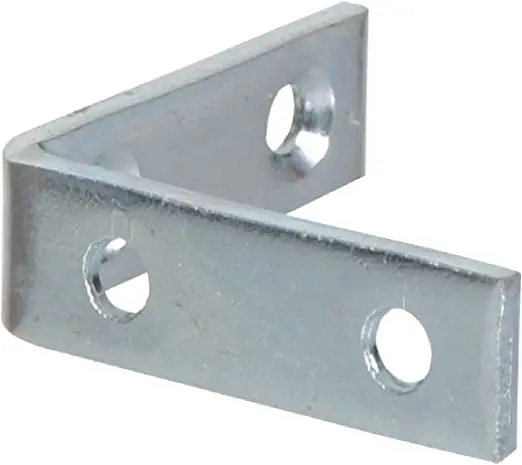 HILLMAN 851118 Corner Brace, 2-1/2 in L, 5/8 in W, Steel, Zinc-Plated