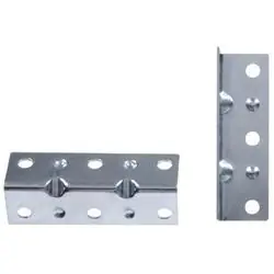 Hardware Essentials 852184 Inside Corner Brace, 3-1/2 in L, 3/4 in W, Steel, Zinc-Plated