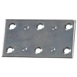 Hardware Essentials 852205 Mending Brace, 2-1/2 in L, 1-3/8 in W, Zinc